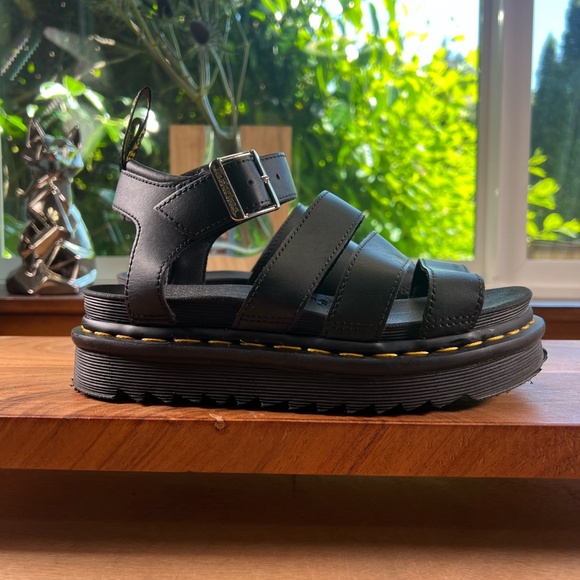 COPY - Doc Martens Blaire 3 Strap Sandal Black Hydro wns 36 - Picture 4 of 9